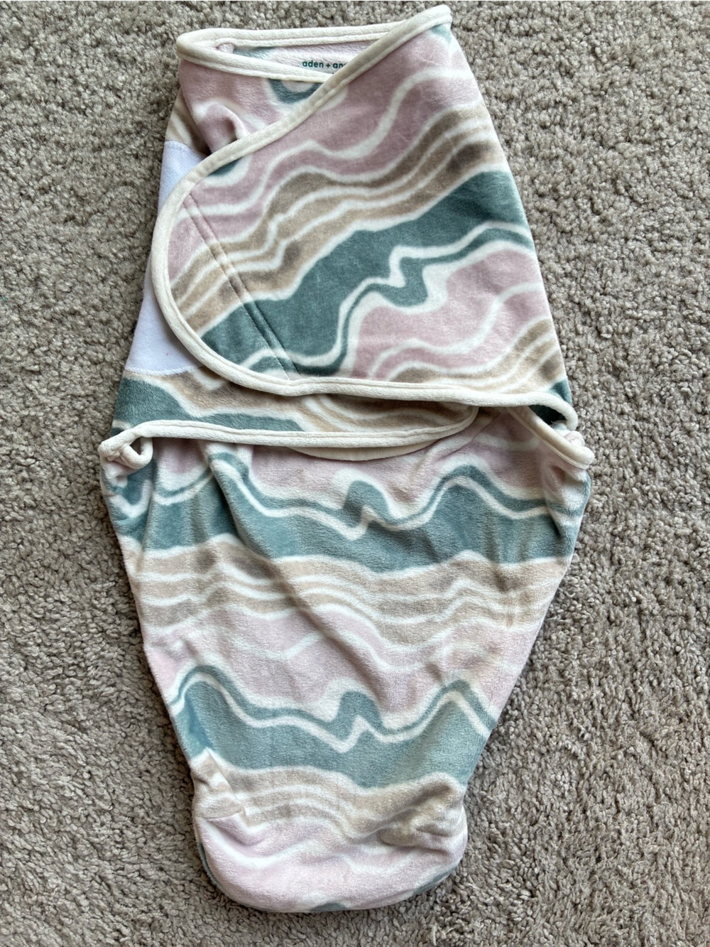 aden + anais Velboa Minky Easy Swaddle Wrap 1.5 TOG